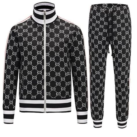 gucci mens tracksuits|authentic Gucci tracksuit.